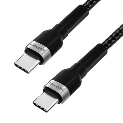 3. Kabel WozinskyWNBCC1 USB-C / USB-C PD 65W 1 m - czarny