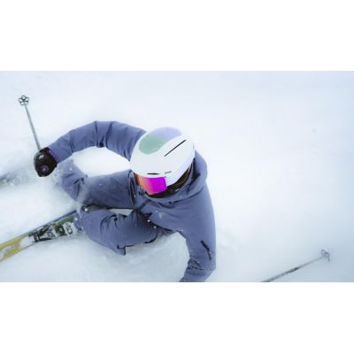6. Uvex Skibrille provoqe FM gogle do sportów zimowych Czarny Mężczyźni Niebieski Soczewka sferyczna