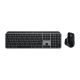 2. Logitech Master MX Keys S Combo for Mac klawiatura Dołączona myszka Dom/Biuro RF Wireless + Bluetooth QWERTY Amerykański międzynarodowy Aluminium, Czarny