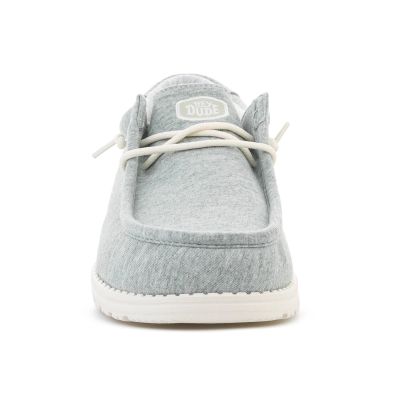 2. HEYDUDE WALLY STRETCH JERSEY SEAFOAM 45433-3YN