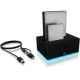 3. ICY BOX IB-127CL-U3 USB 3.2 Gen 1 (3.1 Gen 1) Type-B Czarny