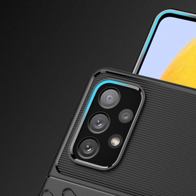 4. Thunder Case elastyczne pancerne etui pokrowiec Samsung Galaxy A73 czarny