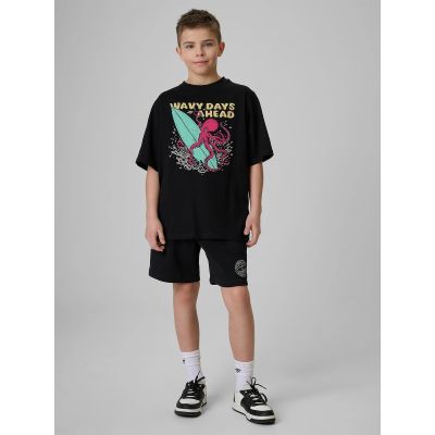 4. T-shirt bawełniany chłopięcy 4F 4FJRSS26TTSHM3904-20S