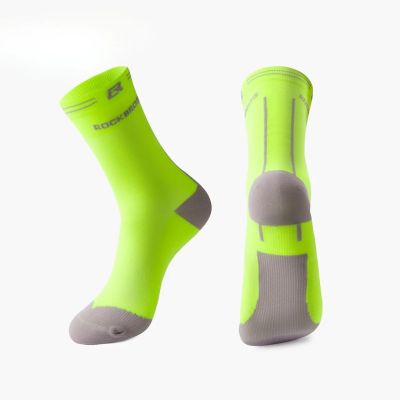 Rockbros skarpety sportowe fluor-szary M