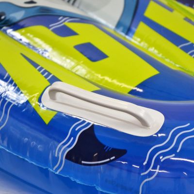 9. DMUCHANA DESKA DO PŁYWANIA 100X50CM REKIN 35017 NIEBIESKI