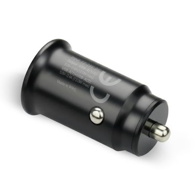 4. EVERACTIVE ŁADOWARKA SAMOCHODOWA 2 X USB CZARNA + KABEL CC-25C