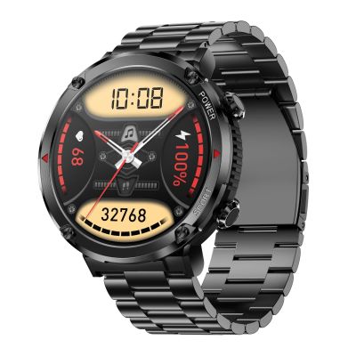 2. Smartwatch Gravity GT21-1+ Czarny Pasek Silikonowy