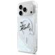 2. Etui Karl Lagerfeld Liquid Glitter Karl Script Logo MagSafe na iPhone 17 Pro Max - przezroczyste