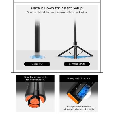 11. Selfie stick Spigen S582W Bluetooth - czarny