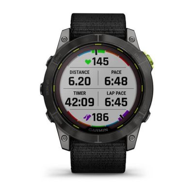 2. Zegarek sportowy Garmin Enduro 2 Solar Black Carbon Gray DLC Ti Ultrafit Band 010-02754-01