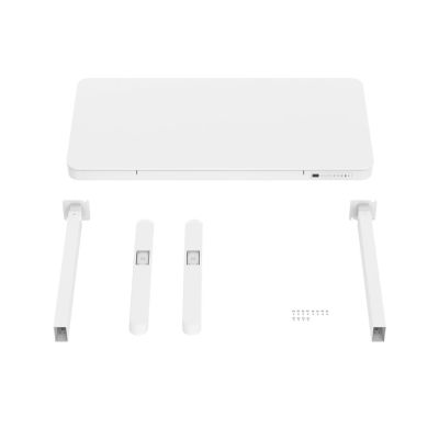 27. Activejet Biurko z elektryczną regulacją wysokości ET119W-C  w kolorze białym. Wymiar blatu 140 x 70 cm.