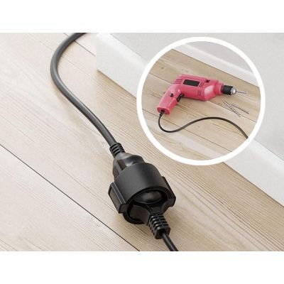 5. Equip 112183 kabel zasilające Czarny 10 m CEE7/7 CEE7/3