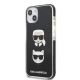 2. Etui Karl Lagerfeld Karl&Choupette Head na iPhone 13 mini - czarne