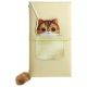 2. Zestaw Nimmy Big Eyed Pet 2.0 Cat 2w1 notatnik + długopis - beżowy