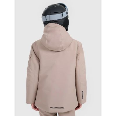 3. Kurtka snowboardowa membrana 8000 chłopięca 4F 4FJRAW25TTJAM1066-82S