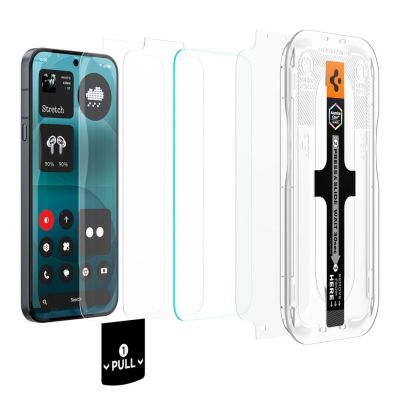 2. Szkło hartowane Spigen Glas.tR EZ Fit Pro 2-Pack na Nothing Phone 4A Pro