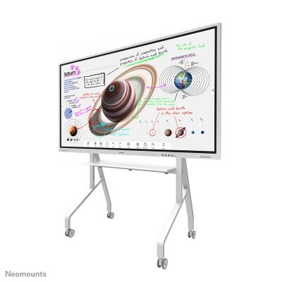 3. Neomounts FL50-525WH1 stojak do multimediów Biały Płaski panel Wózek multimedialny