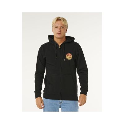 Bluza męska RIP CURL Wettie Passage Icon Zip Thru czarna