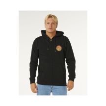Bluza męska RIP CURL Wettie Passage Icon Zip Thru czarna