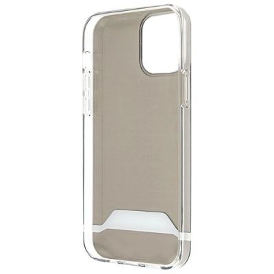 6. Etui AMG Electroplate Black&White na iPhone 12 / 12 Pro - przezroczyste