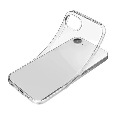 3. Etui silikonowe Puro 0.3 Nude do iPhone 16e/17e - przezroczyste