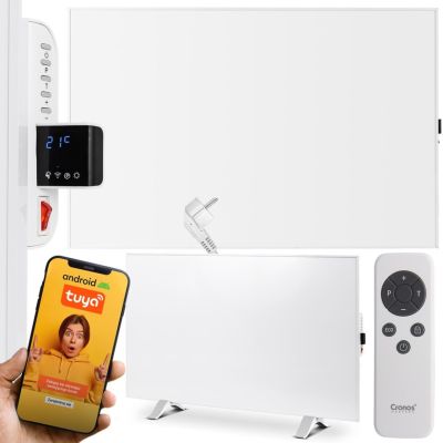 6. Panel grzewczy Cronos Synthelith Pro CRP-500TWP 500W szary z Wi-Fi i pilotem