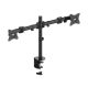 7. PureMounts PM-OFFICE-02 uchwyt / stojak do monitorów 68,6 cm (27") Biurko Czarny