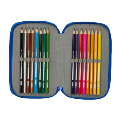 6. FC Barcelona piórnik z wyposażeniem triple filled pencil case 37 pcs 412648857