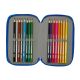 6. FC Barcelona piórnik z wyposażeniem triple filled pencil case 37 pcs 412648857