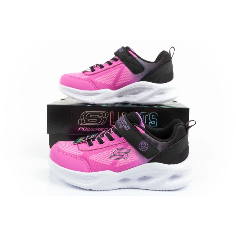 10. Skechers S Lights buty dla dziewczynki sportowe dziecięce wygodne LED