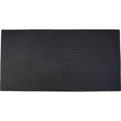 23. MATA PUZZLE POD SPRZĘT FITNESS 8SZT 30x30x0,9CM CZARNA PURE 2 IMPROVE
