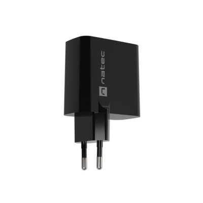 6. NATEC ŁADOWARKA RIBERA GAN 1X USB-A + 1X USB-C 45W CZARNA NUC-2143
