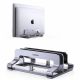 2. Ugreen  Stojak pionowy na 2 urządzenia Ugreen LP258 aluminiowy na laptop tablet - srebrny