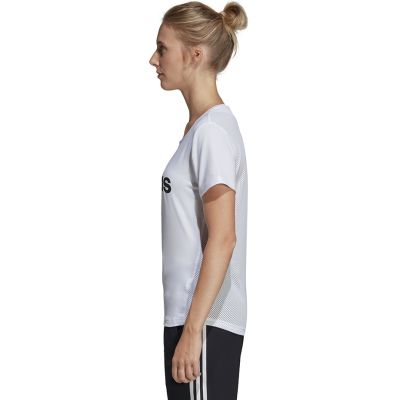 17. Koszulka adidas W D2M Logo Tee W DU2080