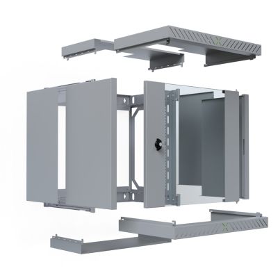 3. EFB Elektronik WGX-1206GR.G1 stojak 12U Szafa wisząca Szary