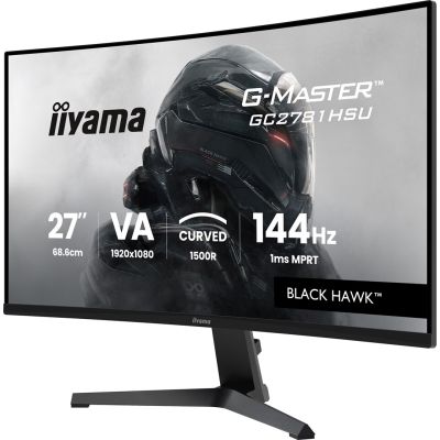 17. iiyama G-MASTER GC2781HSU-B1 27" 144H monitor komputerowy 68,6 cm (27") 1920 x 1080 px Czarny
