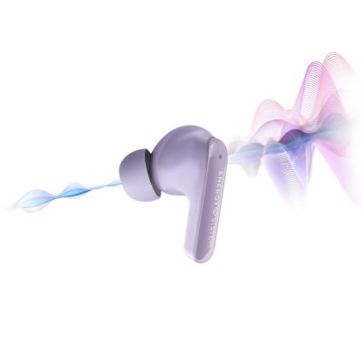7. Słuchawki bezprzewodowe Energy Sistem True Wireless Earphones Serenity ANC z mikrofonem, Bluetooth, kolor lawendowy, ANC