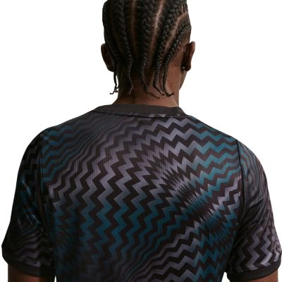 4. Koszulka męska Nike Dri-Fit Gardien VI Goalkeeper czarno-niebiesko-szara HV8301 010