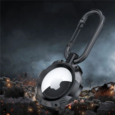 4. Etui Tech-Protect TPUCarbon na Apple AirTag - czarne