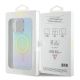 8. Etui Guess IML Iridescent MagSafe na iPhone 15 Pro - turkusowe