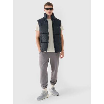 5. T-shirt regular gładki męski 4F 4FRAW24TTSHM2602-83S