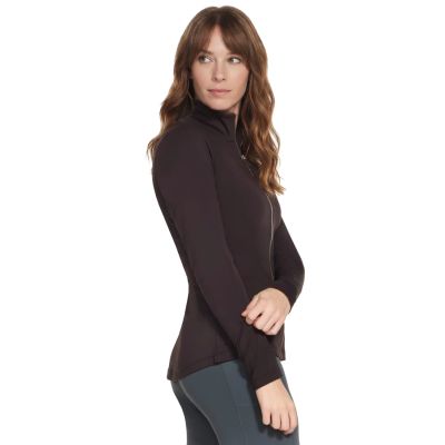 2. Skechers Go Flex Harmony Full Zip Jacket JA501-BRCT Brązowe L