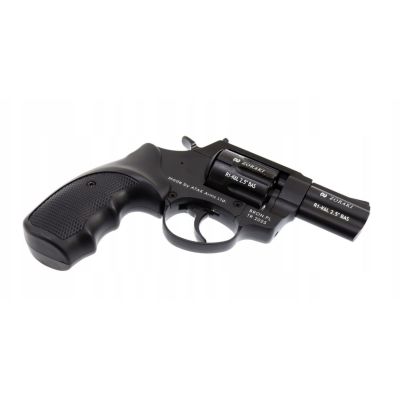 4. Rewolwer hukowy alarmowo sygnałowy ZORAKI R1-K6L BAS lufa 2,5" kal. .22 Long Blank czarny (R1256BMP-BAS)