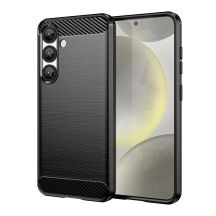 Etui Carbon Case elastyczne silikonowe na Xiaomi Redmi Note 14 Pro 4G - czarne