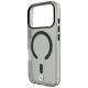 6. Etui BMW M IML Frosted Metal Logo & Trims MagSafe na iPhone 18 Pro / 17 Pro - czarne