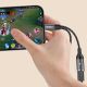 6. Adapter Dudao L13C+ 2w1 USB-C - szary