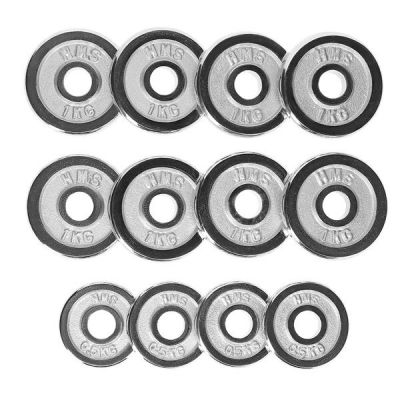 30. Sztangielki w walizce CHROME HMS 2x7,5kg STC15