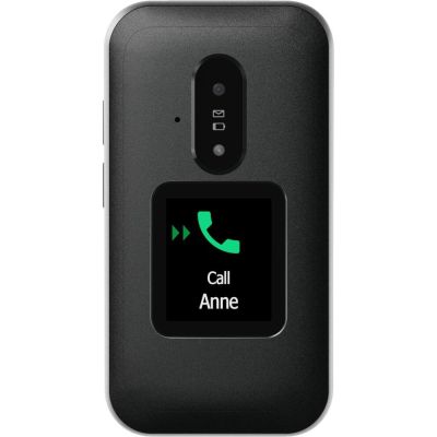 9. Doro Leva E30 7,11 cm (2.8") 142,7 g Czarny, Biały Telefon funkcjonalny