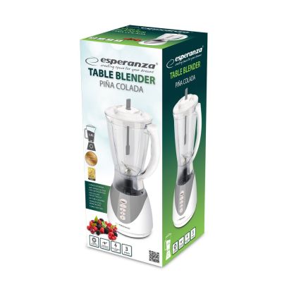 8. Blender kielichowy Esperanza PINA COLADA EKM023E (350W; kolor biały)