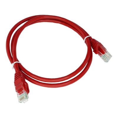 2. ALANTEC Patch-cord U/UTP kat.5e PVC 0.25m czerwony
